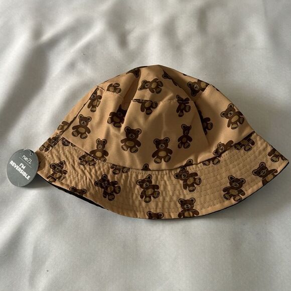 Bucket Hat Teddy Bear Mens Womens Unisex Rue21 - Picture 1 of 2